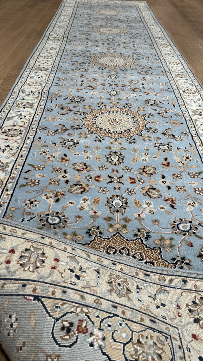 Indian Nain [Wool + Silk] 2’7” X 12’0” Amir Rug Exchange