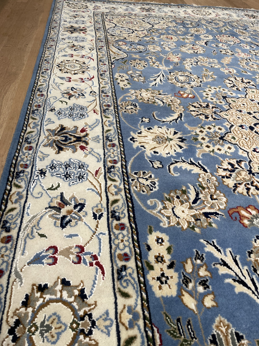 Indian Nain [Wool + Silk] 6x9 Amir Rug Exchange