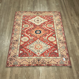 Afghan Super Kazak - 4'10” X 6'7”