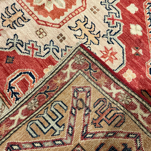Afghan Super Kazak - 4'10” X 6'7”