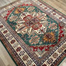 Load image into Gallery viewer, Afghan Super Kazak - 5&#39;0” X 6&#39;2”

