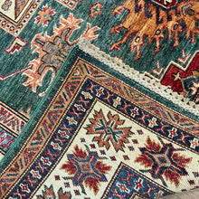Load image into Gallery viewer, Afghan Super Kazak - 5&#39;0” X 6&#39;2”
