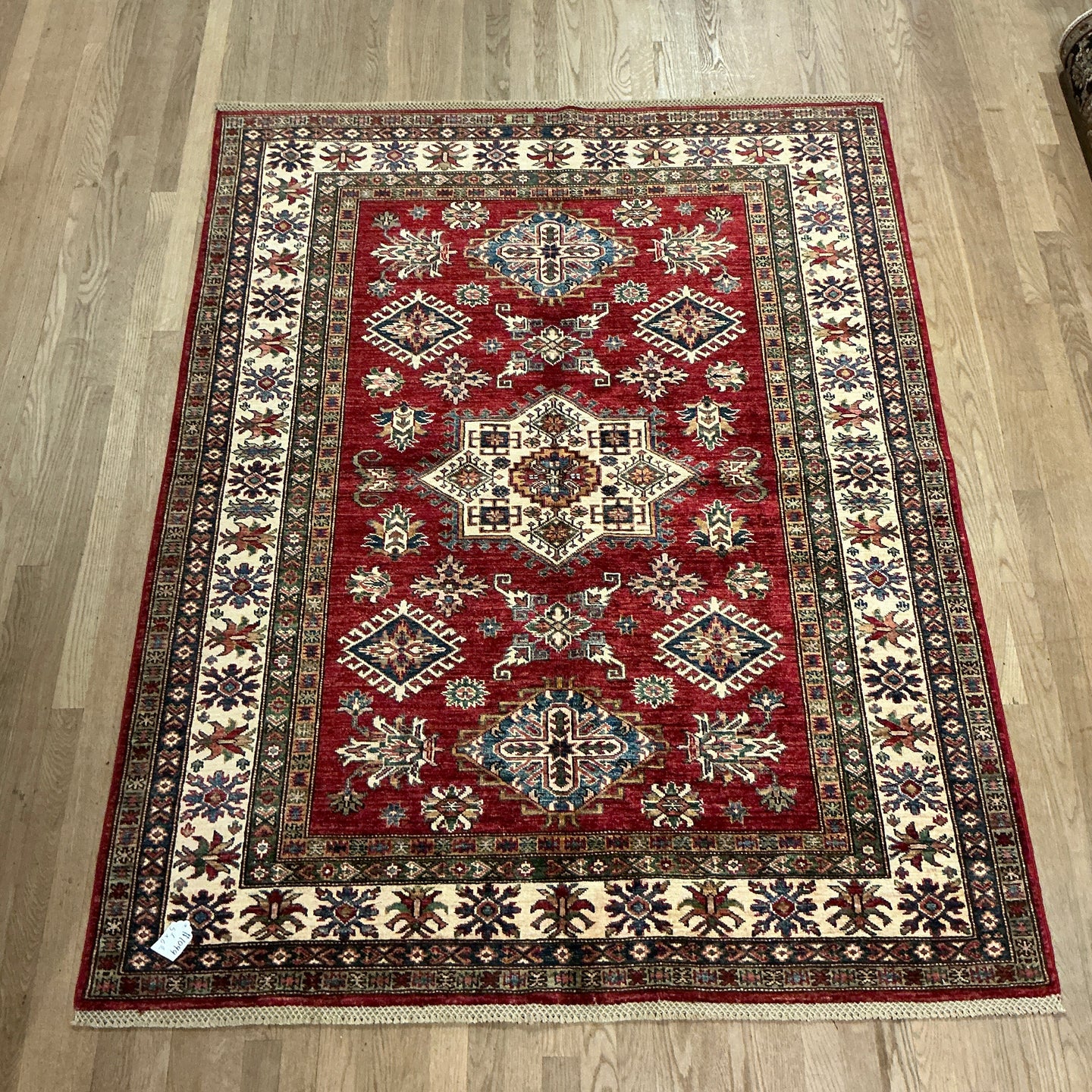 Afghan Super Kazak - 5'1” X 6'6”