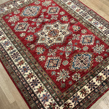 Load image into Gallery viewer, Afghan Super Kazak - 5&#39;1” X 6&#39;6”
