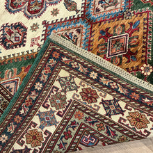 Load image into Gallery viewer, Afghan Super Kazak - 5&#39;2” X 6&#39;6”
