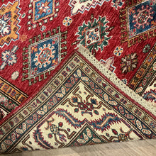Load image into Gallery viewer, Afghan Super Kazak - 5&#39;2” X 6&#39;8”
