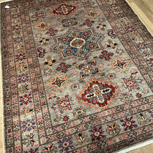 Load image into Gallery viewer, Afghan Super Kazak - 5&#39;2” X 7&#39;0”
