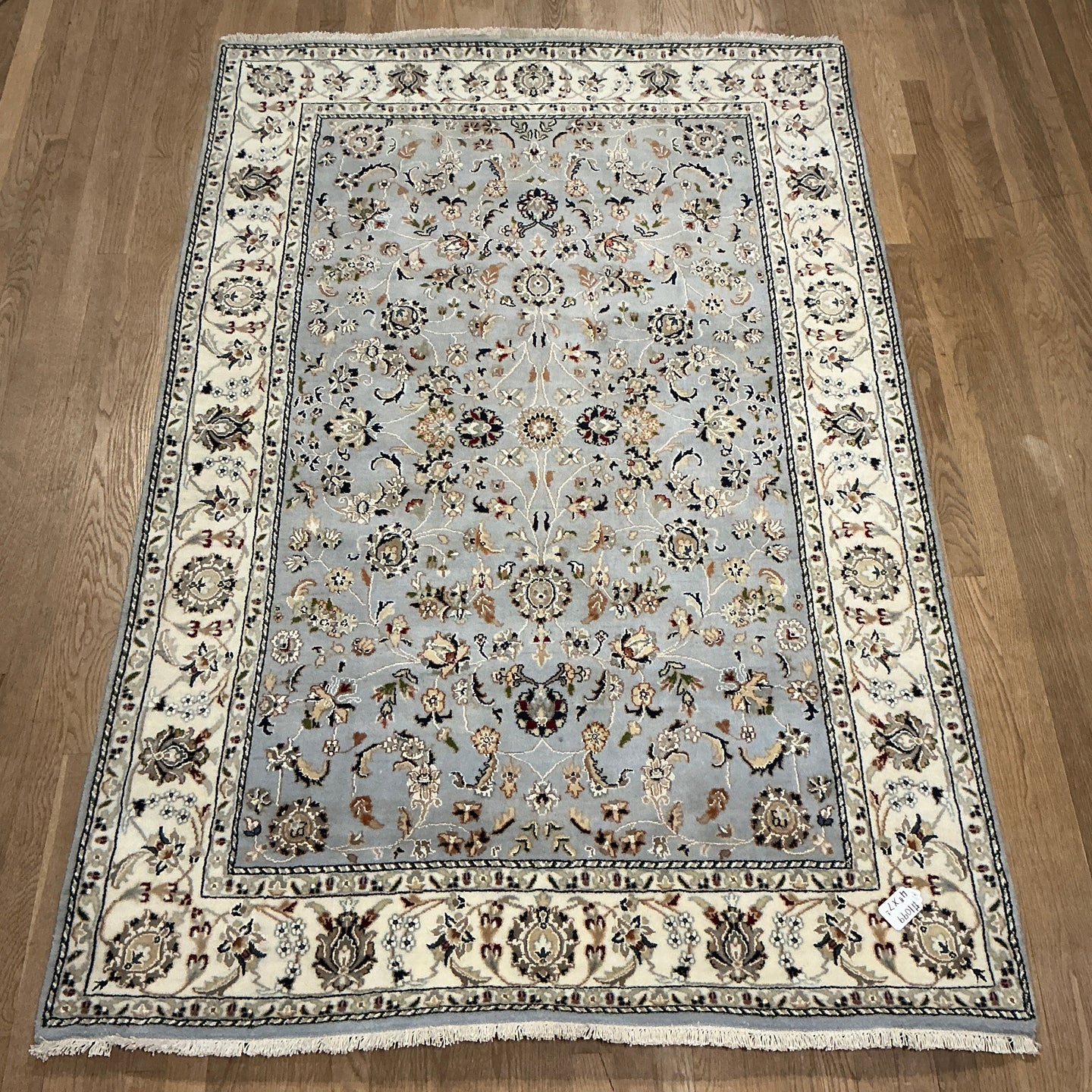 Indian Nain [Wool + Silk] - 4'8” X 7'1”