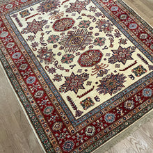 Load image into Gallery viewer, Afghan Super Kazak - 5&#39;0” X 6&#39;4”
