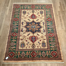 Load image into Gallery viewer, Afghan Super Kazak - 5&#39;2” X 7&#39;2”
