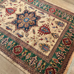 Afghan Super Kazak - 5'2” X 7'2”