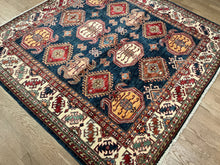 Load image into Gallery viewer, Afghan Super Kazak - 5&#39;11” X 6&#39;2”
