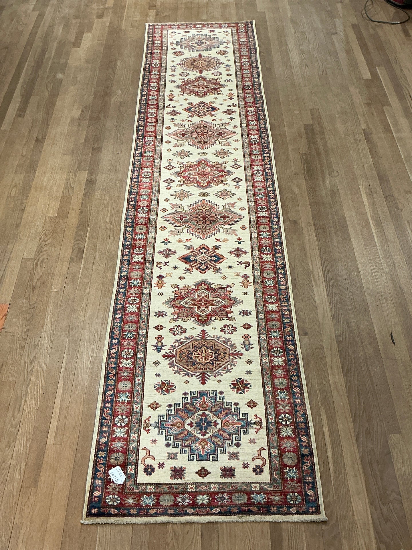 Afghan Super Kazak - 2'8” X 12'11”