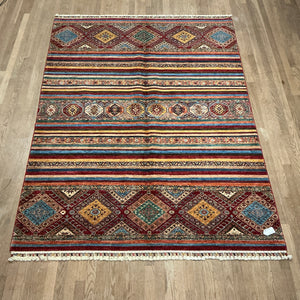 Afghan Khorjin - 5'7” X 7'10”