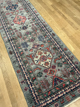 Load image into Gallery viewer, Afghan Super Kazak - 2'6” X 13'4”
