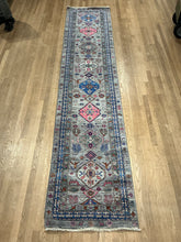 Load image into Gallery viewer, Afghan Super Kazak - 2'7” X 13'2”
