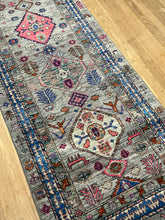Load image into Gallery viewer, Afghan Super Kazak - 2'7” X 13'2”
