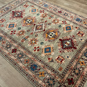 Afghan Super Kazak - 5'6” X 7'8”