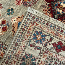 Load image into Gallery viewer, Afghan Super Kazak - 5&#39;6” X 7&#39;8”

