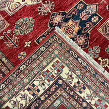 Load image into Gallery viewer, Afghan Super Kazak - 5&#39;9” X 8&#39;3”
