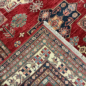Afghan Super Kazak - 5'9” X 8'3”