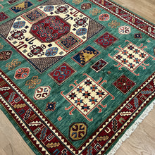 Load image into Gallery viewer, Afghan Super Kazak - 5'6” X 7'10”
