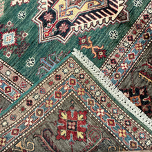 Load image into Gallery viewer, Afghan Super Kazak - 6&#39;0” X 8&#39;11”

