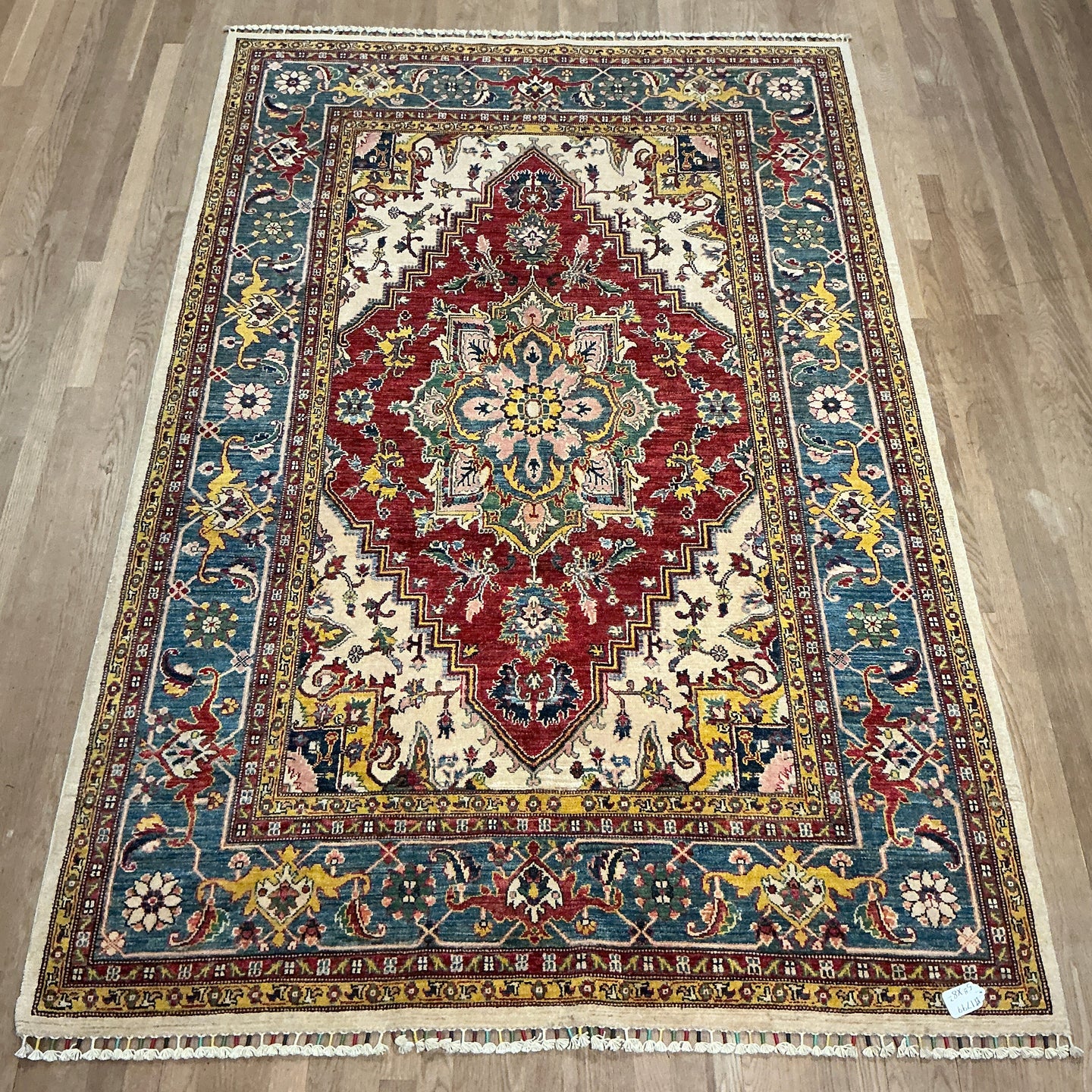 Afghan Heriz - 5'8” X 8'7”