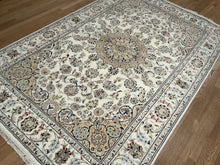 Load image into Gallery viewer, Indian Nain [Wool + Silk] - 5'10” X 9'1”

