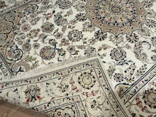 Load image into Gallery viewer, Indian Nain [Wool + Silk] - 5'10” X 9'1”
