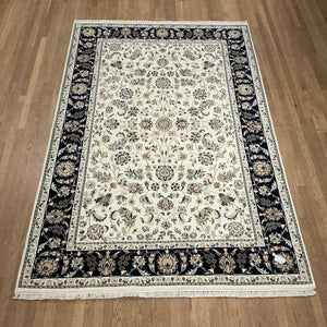 Indian Nain [Wool + Silk] - 6'0” X 9'4”