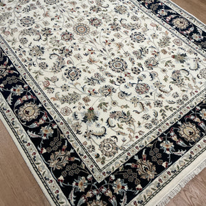 Indian Nain [Wool + Silk] - 6'0” X 9'4”