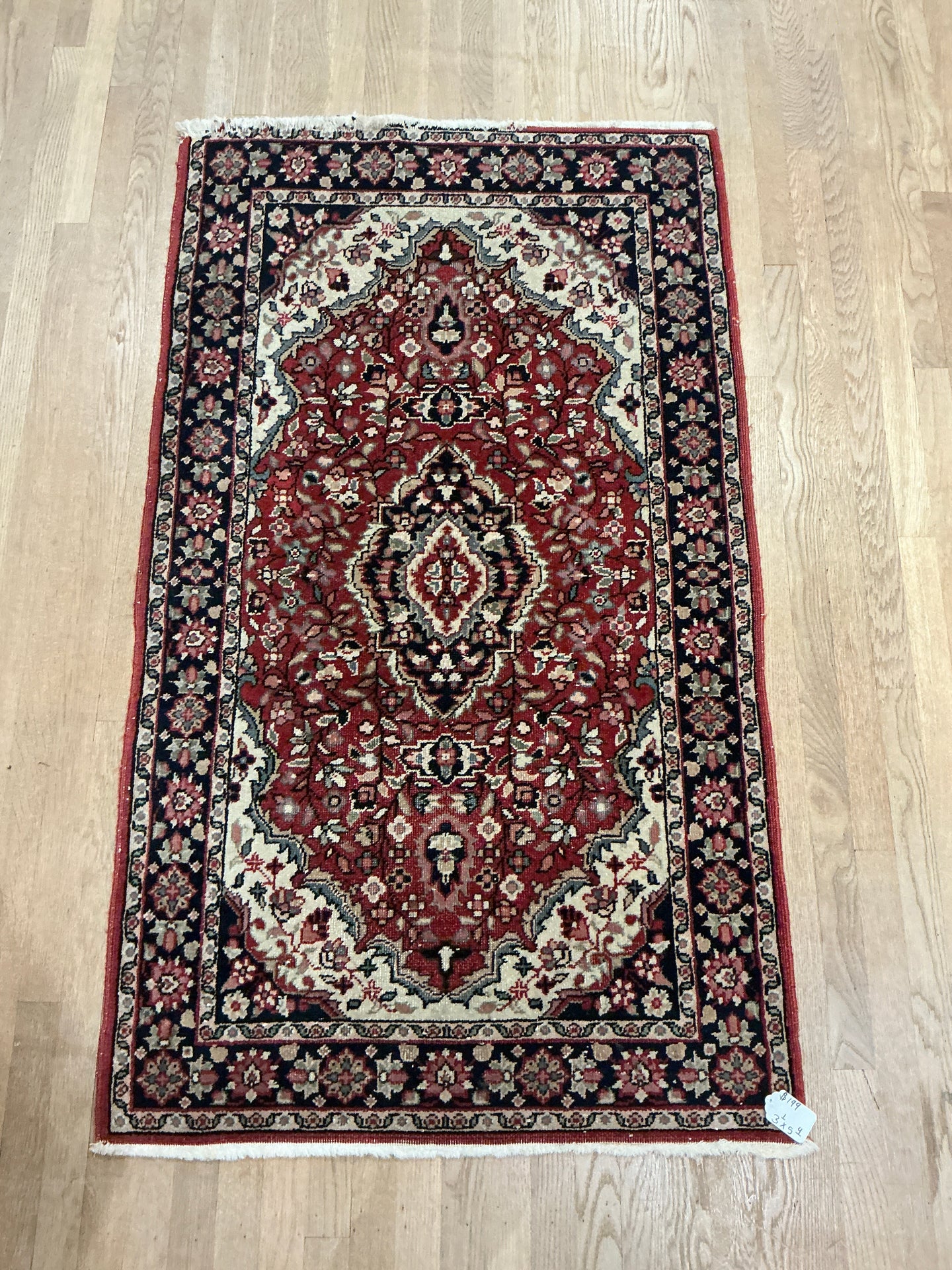 Indian Sarouk - 3'1” X 5'4”