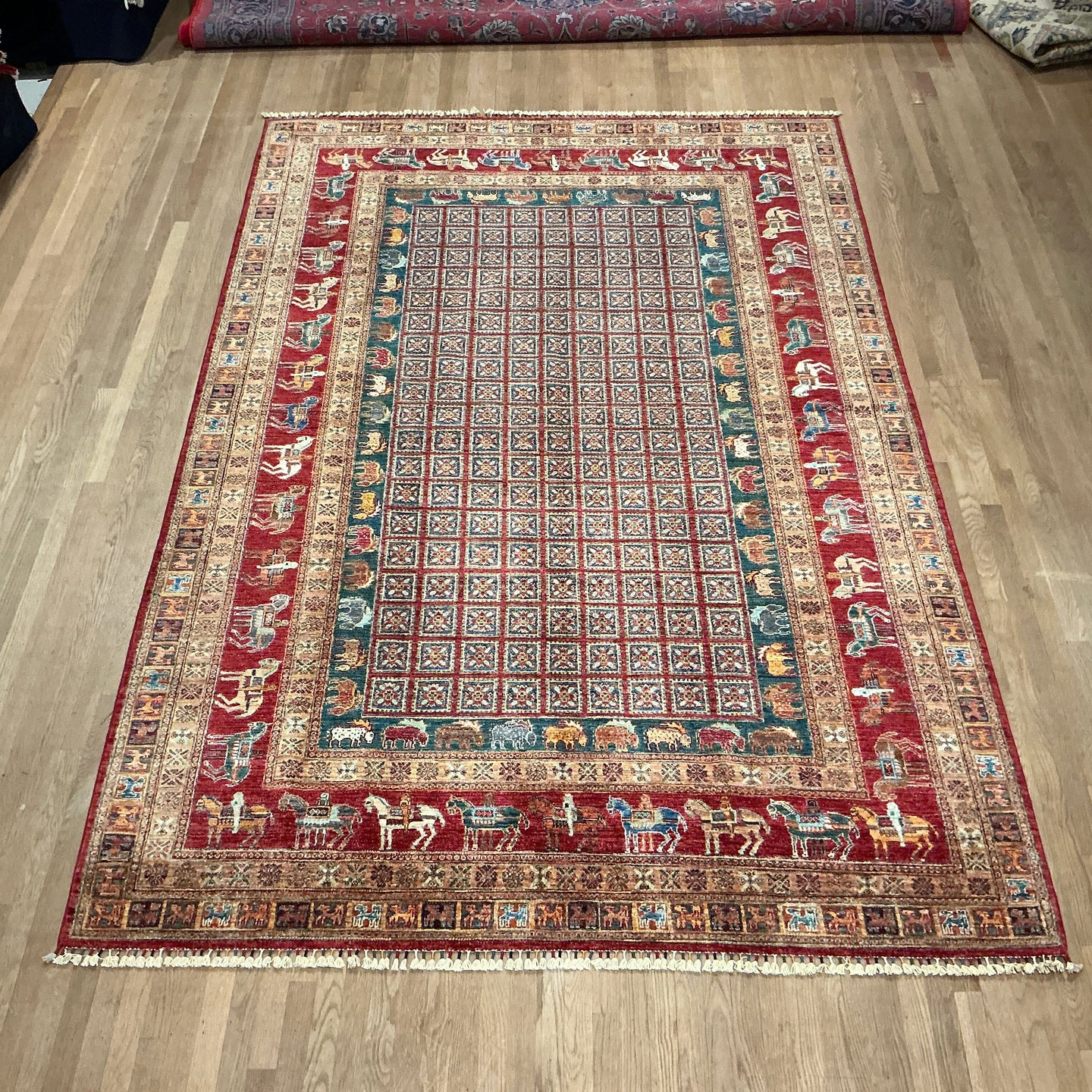 Afghan Pazyryk - 7'1” X 10'8”