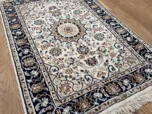 Indian Nain [Wool + Silk] - 2'1” X 3'0”