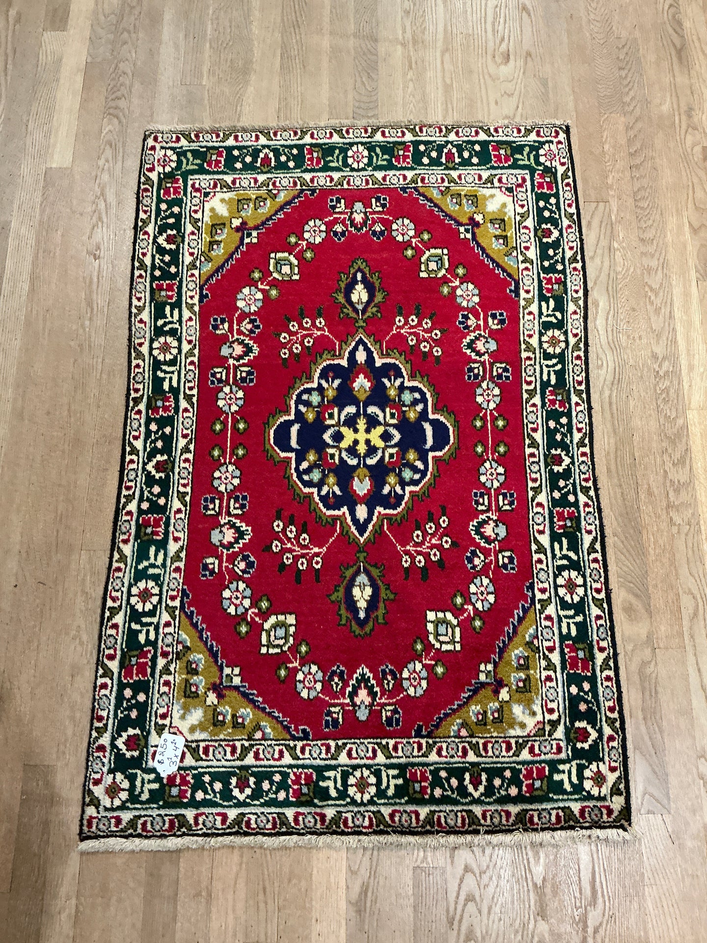 Persian Tabriz - 3'1” X 4'10”