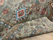 Load image into Gallery viewer, Afghan Super Kazak - 7'10” X 9'7”
