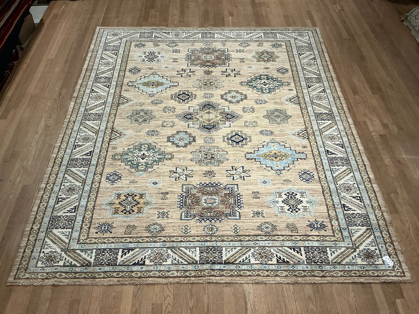 Afghan Super Kazak - 7'9” X 9'7”