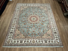 Load image into Gallery viewer, Indian Nain [Wool + Silk] - 7&#39;10” X 10&#39;0”
