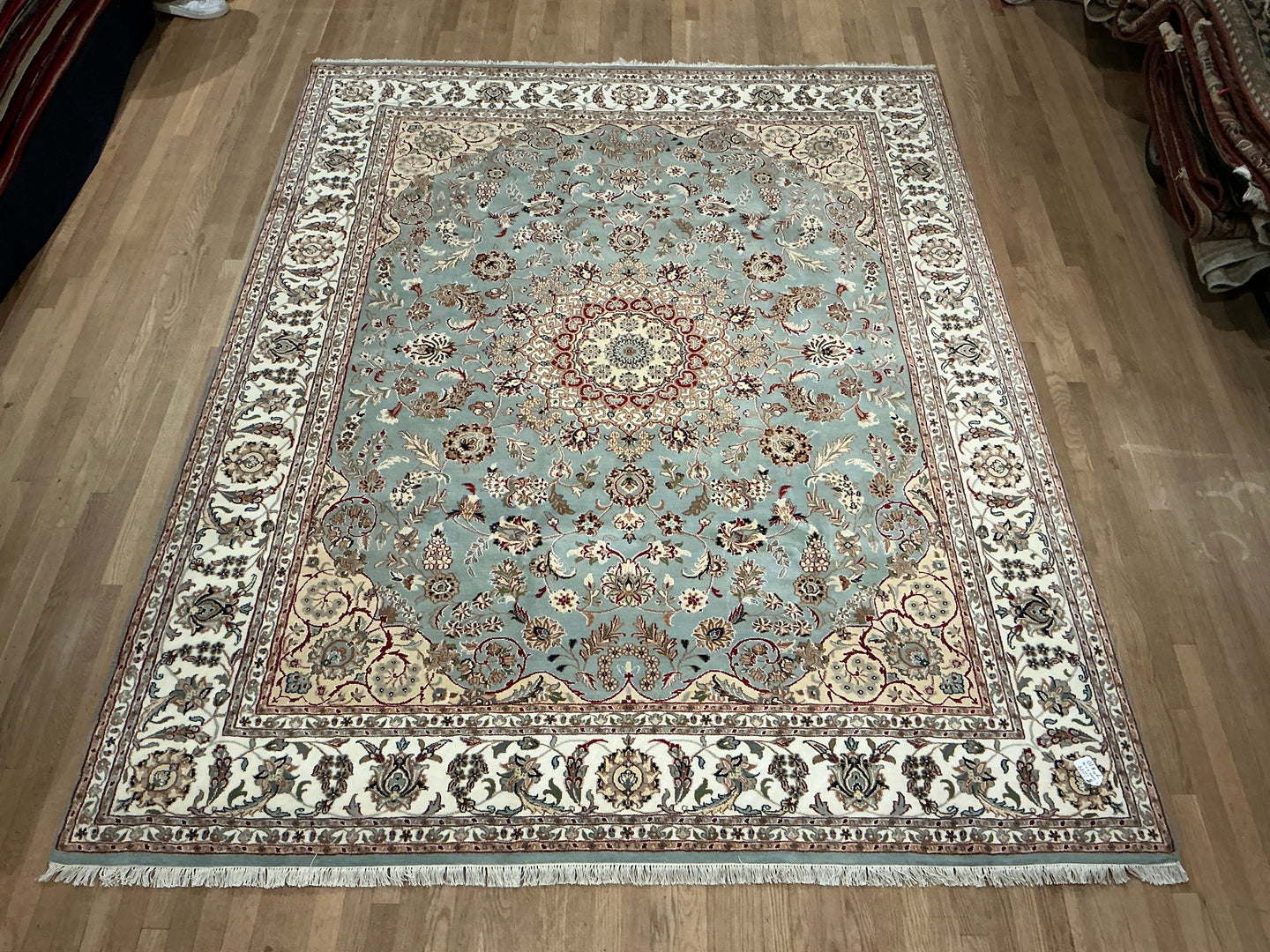 Indian Nain [Wool + Silk] - 7'10” X 10'0”