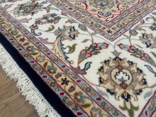 Load image into Gallery viewer, Indian Nain [Wool + Silk] - 7&#39;11” X 9&#39;11”
