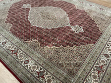 Load image into Gallery viewer, Indian Mahi [Wool + Sillk] - 8&#39;2” X 10&#39;2”
