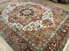 Load image into Gallery viewer, Indian Heriz - 8&#39;11” X 12&#39;1”
