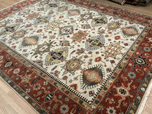 Load image into Gallery viewer, Indian Karajeh - 8&#39;11” X 11&#39;9”

