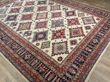Load image into Gallery viewer, Afghan Super Kazak - 9&#39;2” X 12&#39;3”
