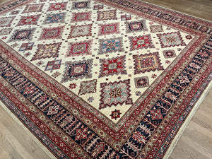 Afghan Super Kazak - 9'2” X 12'3”