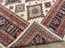 Load image into Gallery viewer, Afghan Super Kazak - 9&#39;2” X 12&#39;3”

