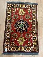 Load image into Gallery viewer, Afghan Kazak - 2&#39;8” X 4&#39;1”
