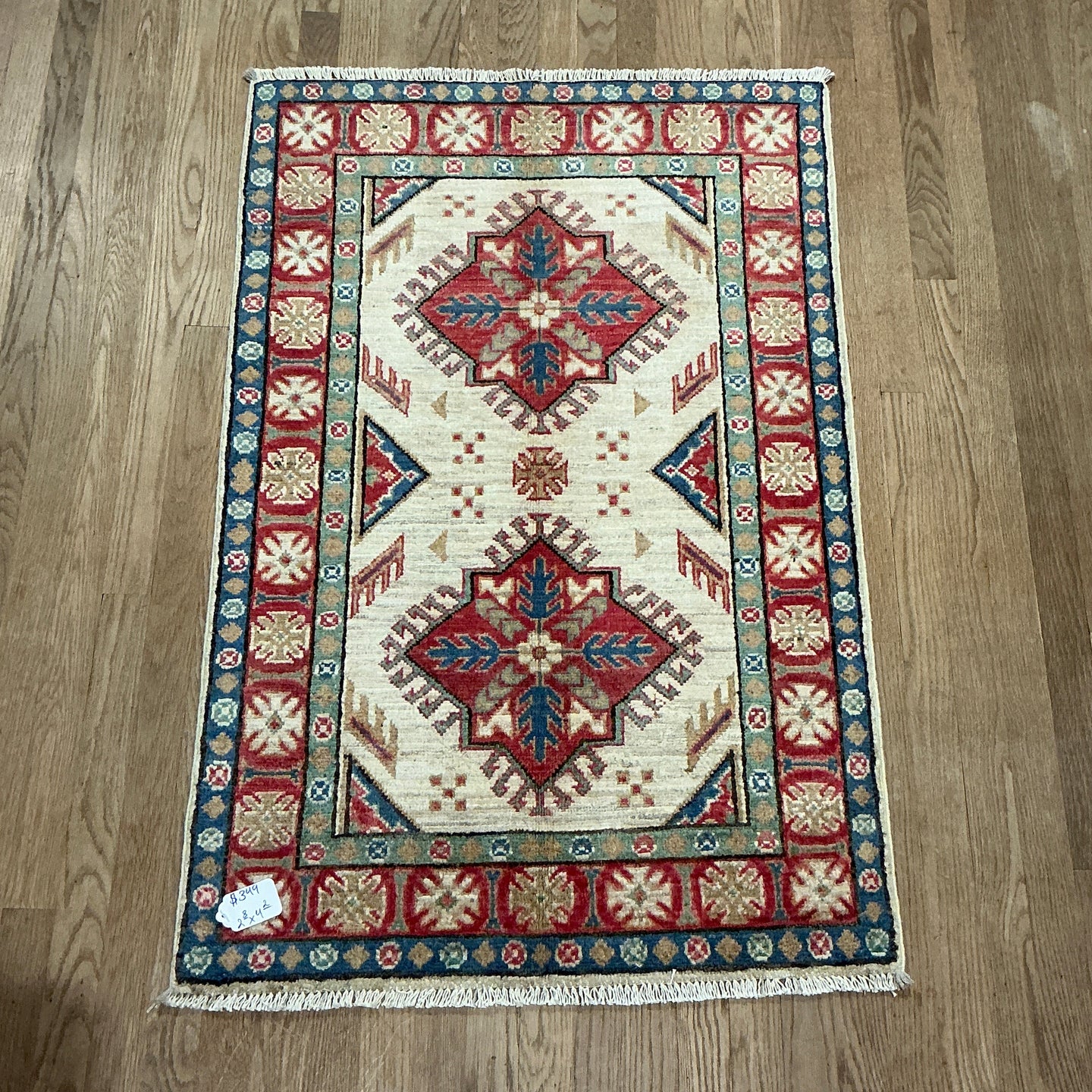 Afghan Kazak - 2'8” X 4'2”