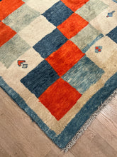 Load image into Gallery viewer, Persian Gabbeh - 3&#39;4” X 4&#39;7”

